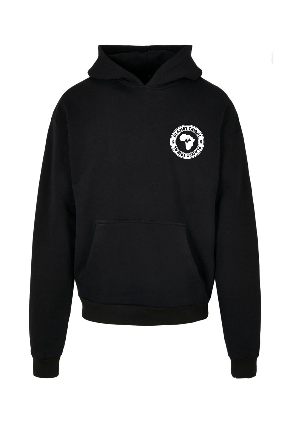 Oversize Astro Hoodie - Signature Black - Small PT badge logo