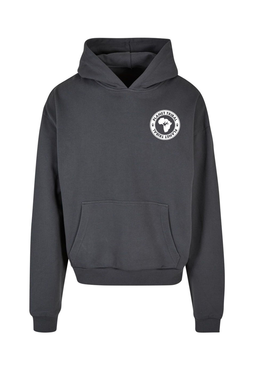 Oversize Astro Hoodie Dark Grey - Small PT badge logo