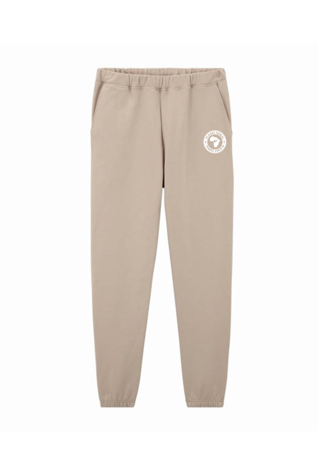 Unisex Interstellar track pants - Sand - Badge style logo