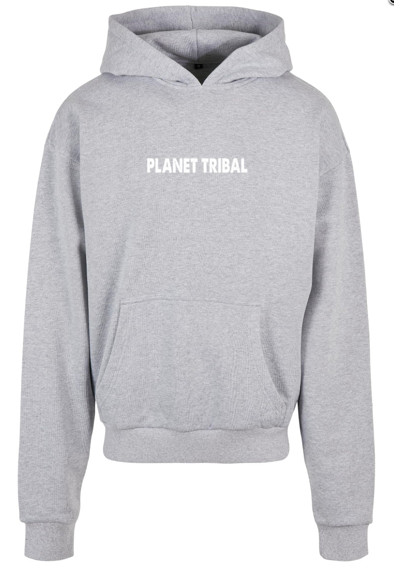 Grey Unisex Astro Hoodie – Small Chest font - Large Back Logo