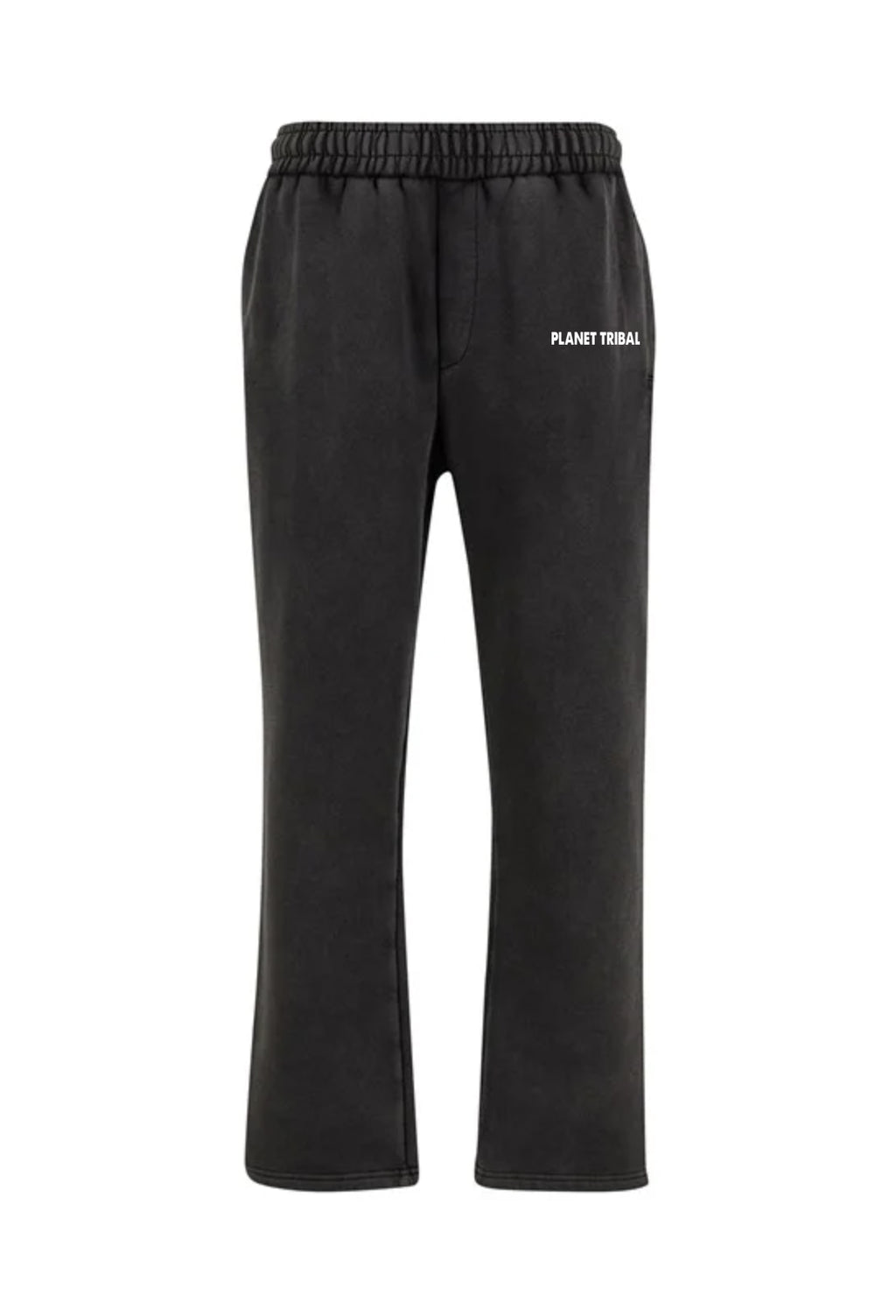 Unisex Metal Grey Acid Wash Relaxed Astro Joggers