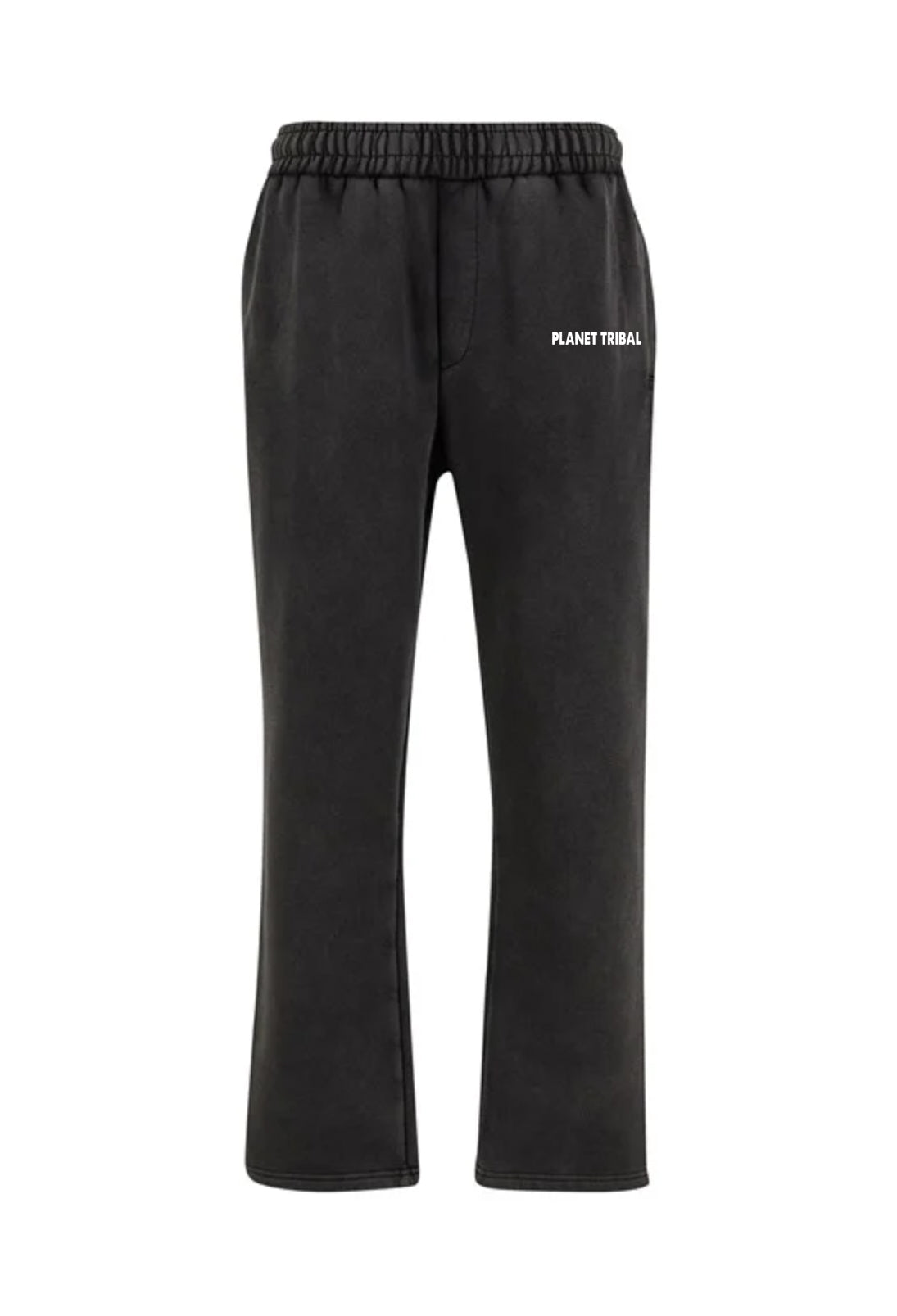 Unisex Metal Grey Acid Wash Relaxed Astro Joggers