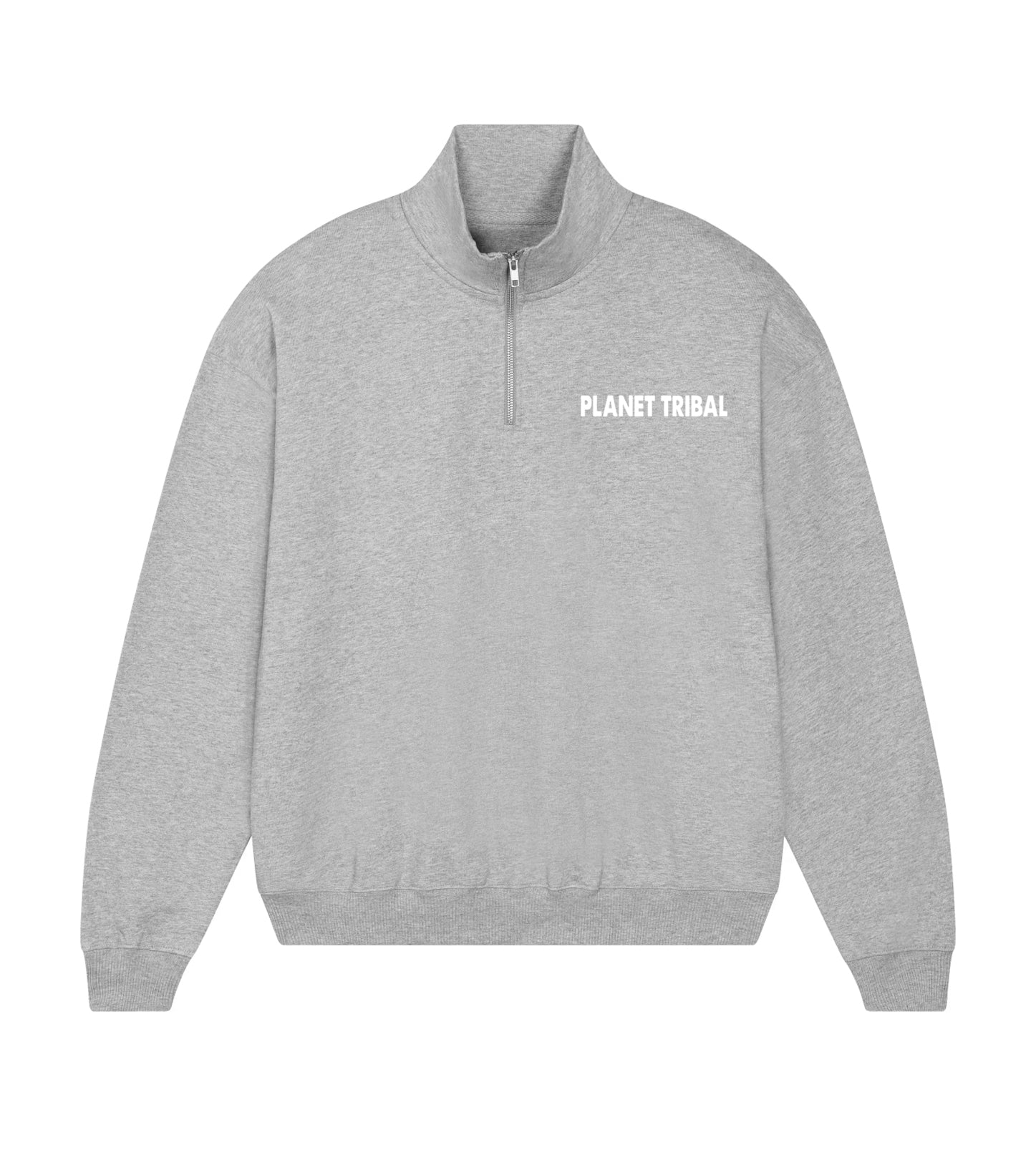 Grey Apex 3/4 Zip Sweater