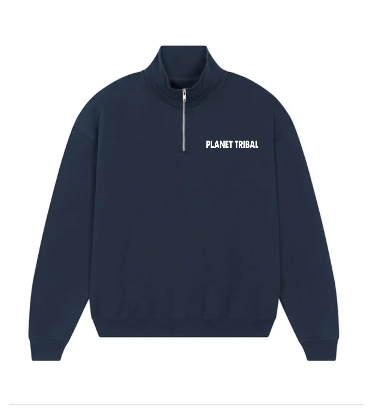 Blue 3/4 Zip APEX Sweater