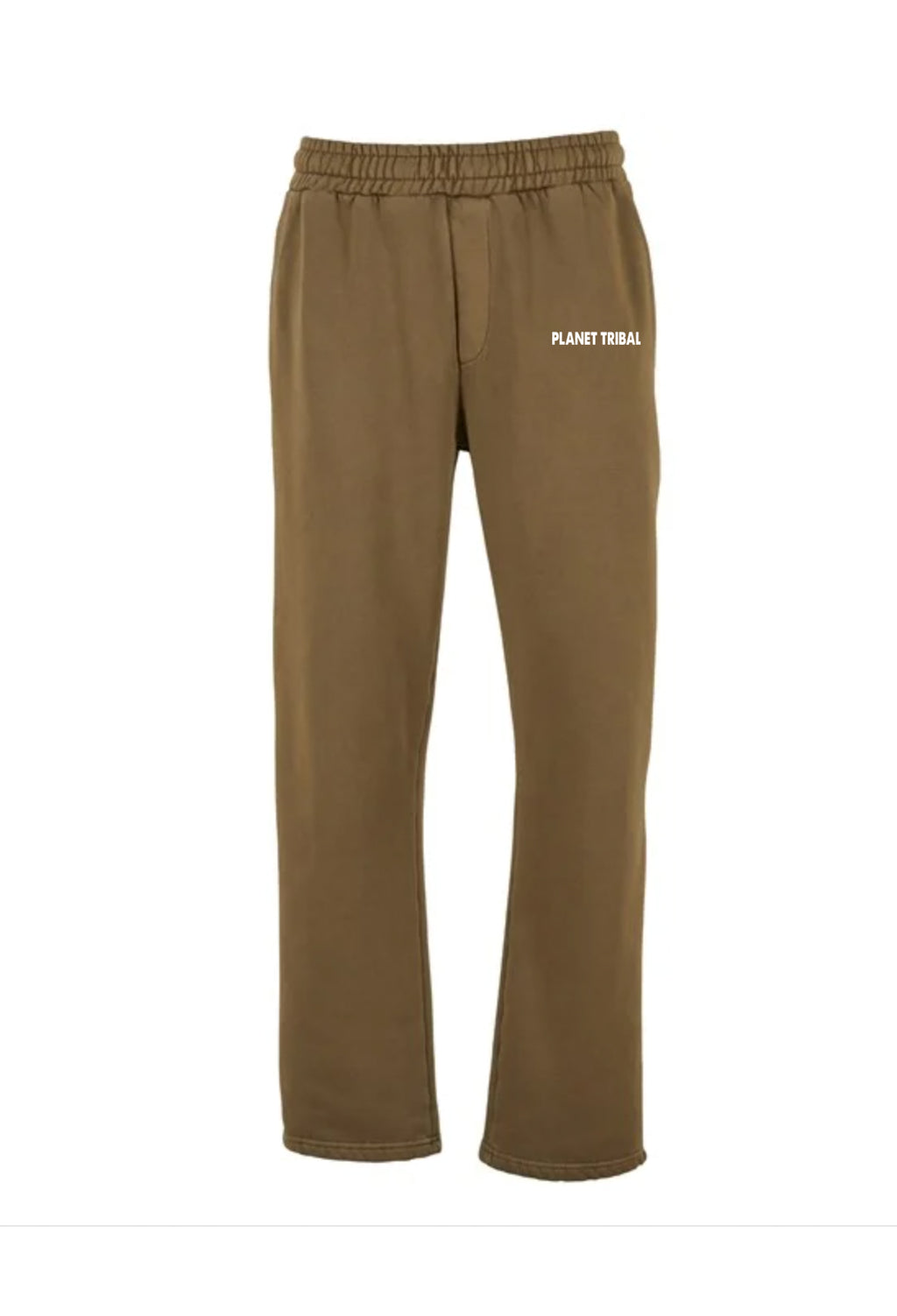 Unisex Warm Khaki Acid Wash relaxed Astro Joggers