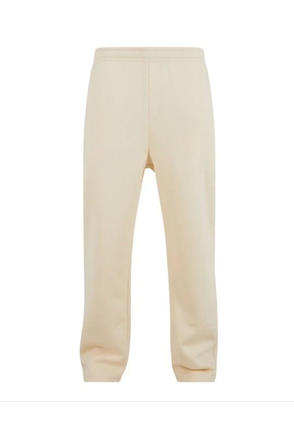 Unisex White Sand Moonwalker Relaxed Straight Leg Joggers